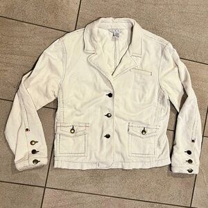 Cabi women’s Corduroy Jacket Size S Style #378 Cream